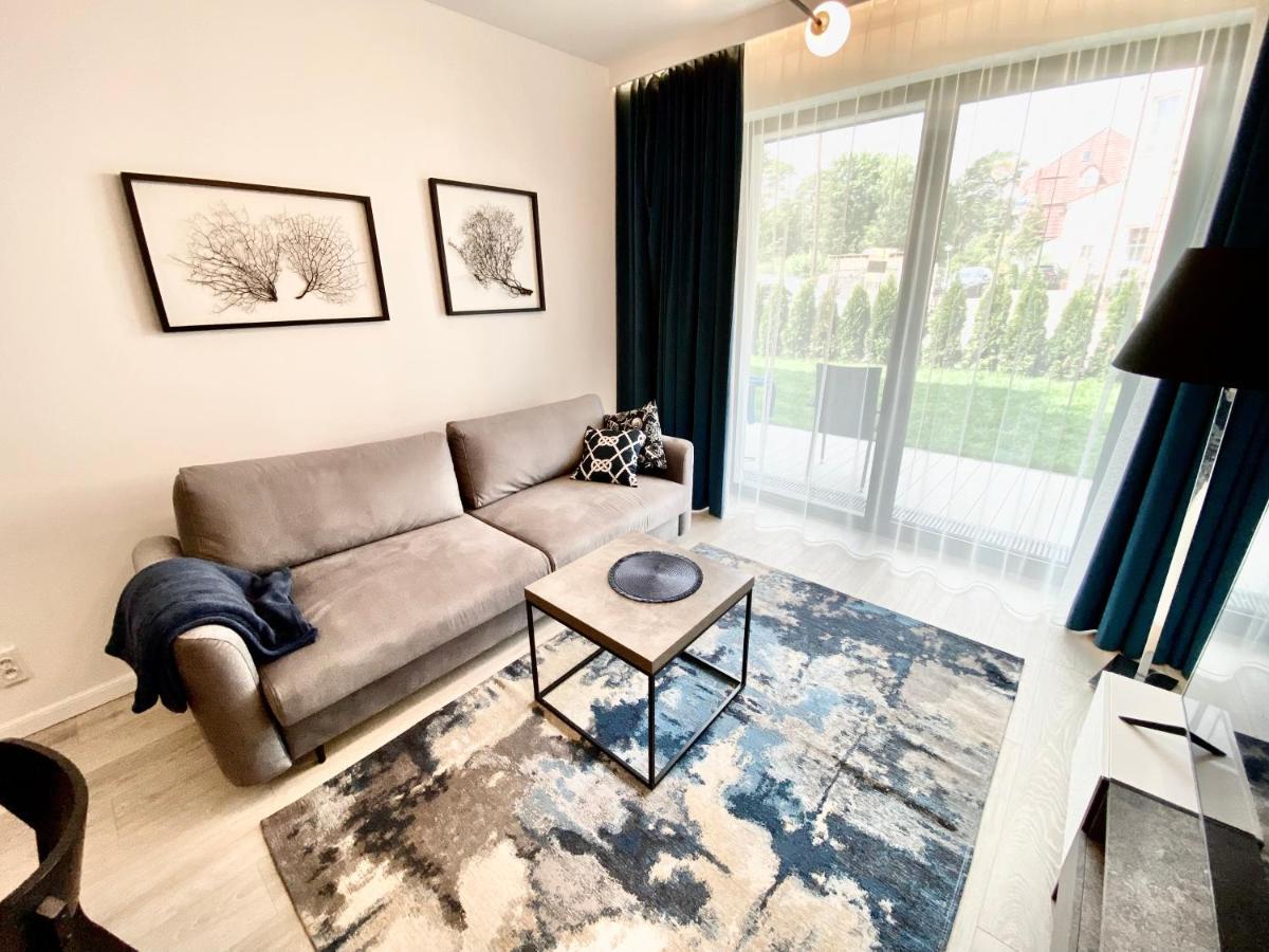 Przy Plazy - Z Prywatnym Ogrodkiem Rezydencja Niechorze Appartement Buitenkant foto